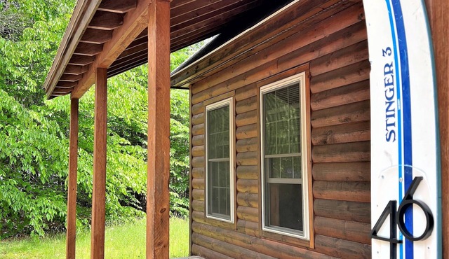 Cabin between Two Lakes -Private Beach on Moose Pond Minutes to Pleasant Mt Ski