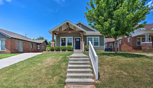 Central OKC Home w/ Yard ~ 2 Mi to Bricktown!