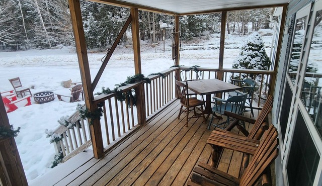 Chandler Hill Base Camp - Enjoy A Nature Getaway In This Rustic Home In The Mountains, 10 Minutes From Sunday River Ski Mountain! 4 Bedroom Home by RedAwning
