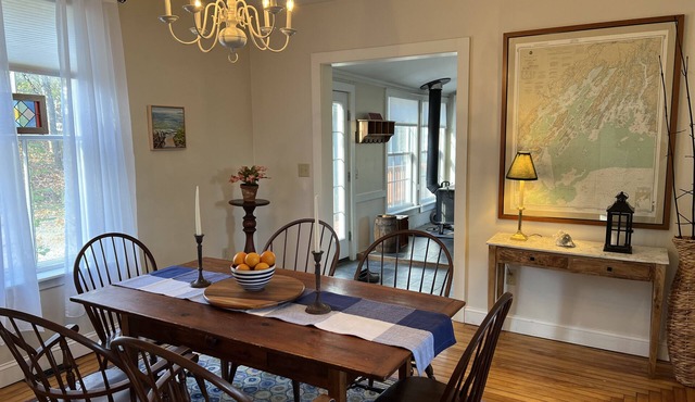 Charming 1850's home on the Royal River in Yarmouth Village Maine