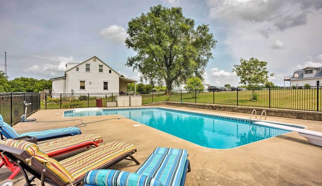 Charming Berger Apt on 42-Acre Farm w/Pool Access