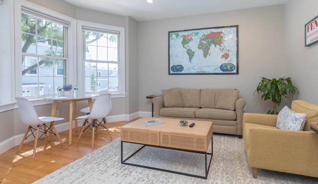 Clean and convenient w/patio! Walk to Boston highlights!