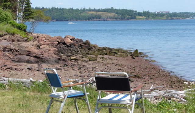 Cool breezes and no mosquitoes, just feet from the high tide line.