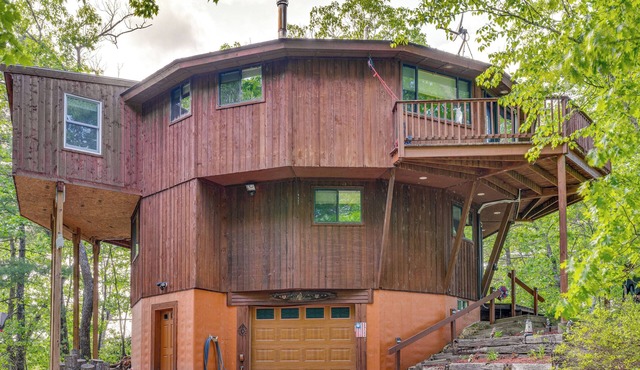 Dock & Beach Access: Scenic Lake Ossipee Cabin!