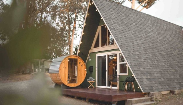For a cabin experience by the sea.