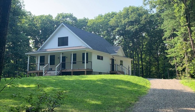 Forget your worries in this serene Modern Farm House.
