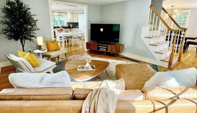Freshly Redesigned, Sunlit Modern Farmhouse