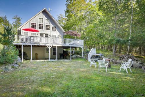 Frye Island Family Cabin with Lake & Beach Access!