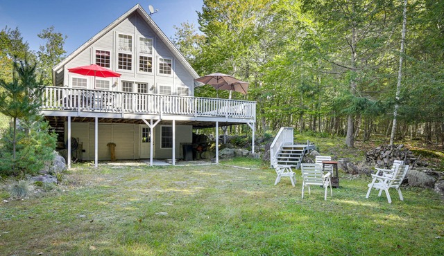 Frye Island Family Cabin with Lake & Beach Access!