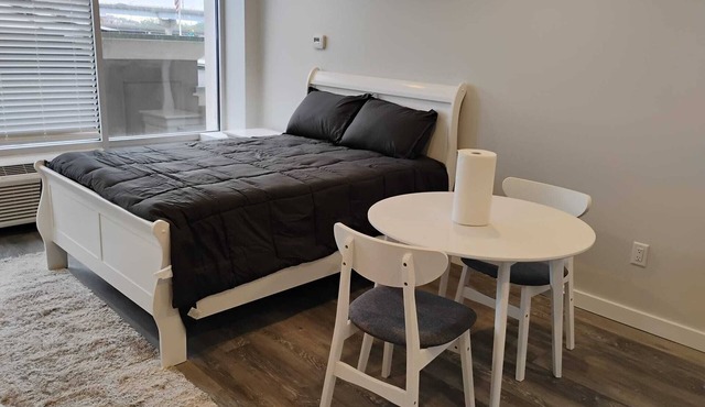 Fully Furnished Private Studio . Free GYM, Free Utilities, Free Parking & Wifi