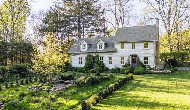 Gorgeous 1822 Farmhouse and gardens, featured in Better Homes & Gardens Magazine