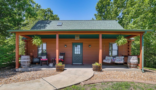 Hillside Cabin on 43 Acres w/Private Lake & View!