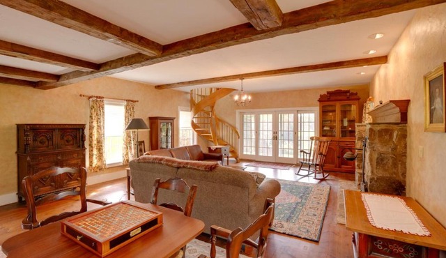 Historic New Lebanon Hideaway on 33 Private Acres!