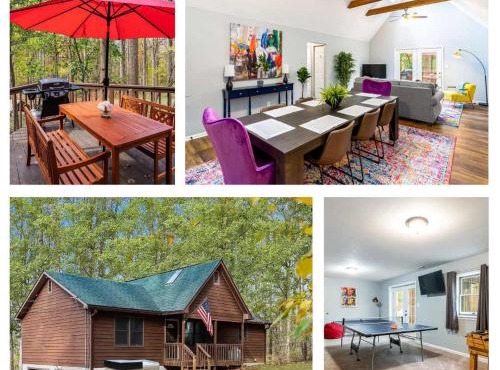 Hot Tub, Deck&Grill, Game Room, WiFi at Cute Cabin