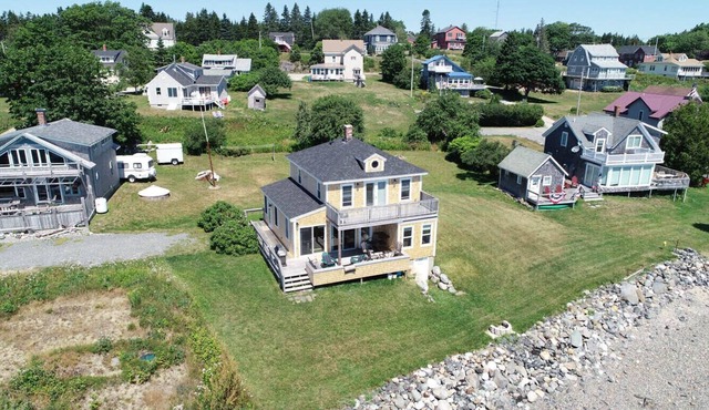 House on Water's Edge in Jonesport, Maine