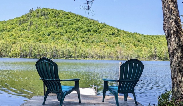 Jewett Pond Retreat- waterfront property with cabin and bunkhouse