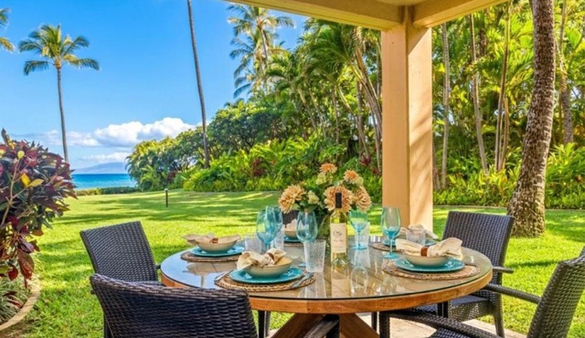 KBM Resorts FREE CAR Polo Beach Ground Floor 2-Bedroom Condo Steps to the Sand Sunset views POL-109