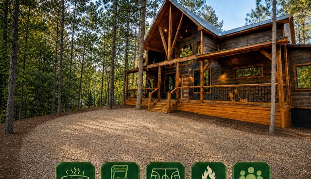 KRISON PARADISE: Luxury 7-Bedroom Cabin in Broken Bow—Sleeps 20+