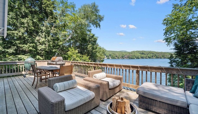Lake Front Cabin with Private Dock & Amazing Views