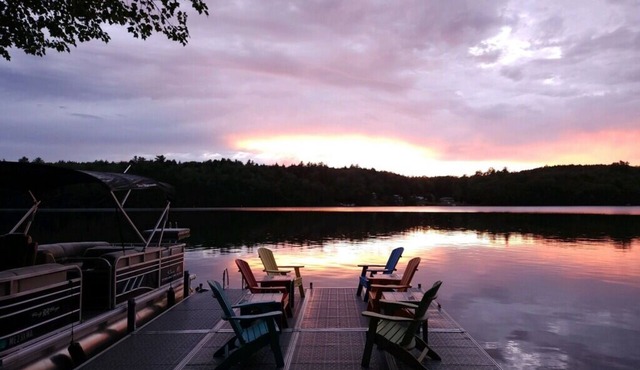 Lake Front with Amazing Sunsets on McGrath Pond