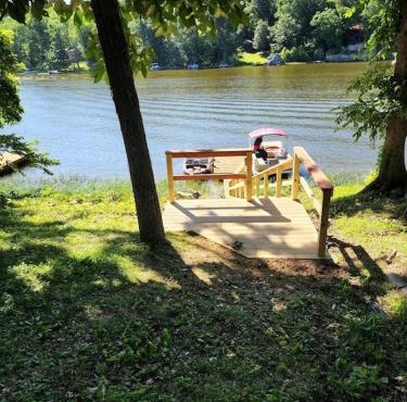 Lake Malone ky Lake shore home right on water with private boat dock, A Shore Thing