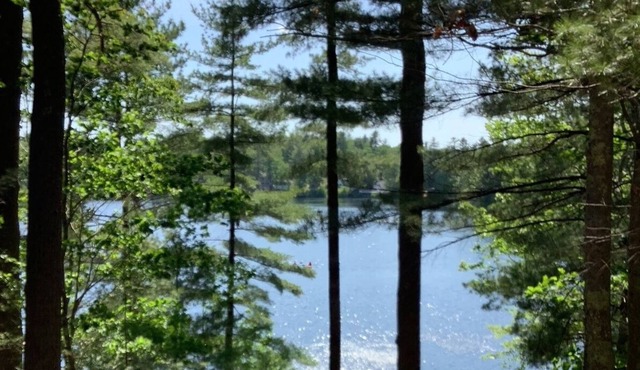 Lakefront Cabin on Lyman’s Pristine Barkers Pond
