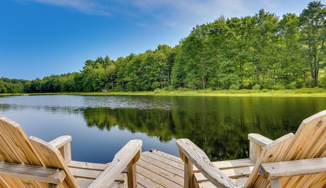 Lakefront Catskills Container Home: Private Lake