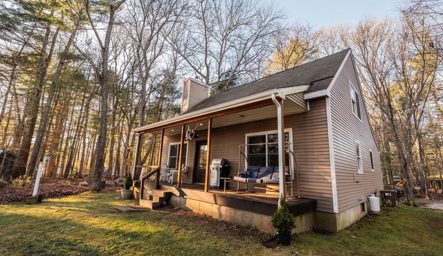 Lakefront Cottage in the Woods w/Sauna Access. Pet-friendly. Abuts State Forest