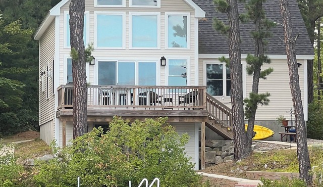 Lakefront home with private dock on Lake Ossipee in Freedom, NH sleeps up to 10