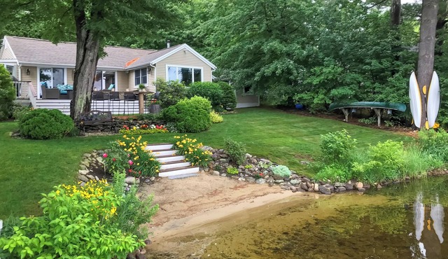 Lakefront Milton Home w/Dock & Private Beach