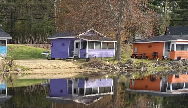 Lakefront Purple Cottage