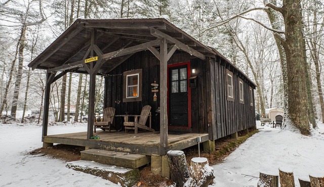 Lakeside Cabin on Beach Pond with Sauna and Beach Access