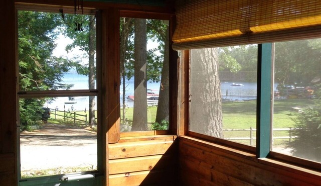 Lakeside Cottage with Private Shared Sandy Beach on Newfound Lake.