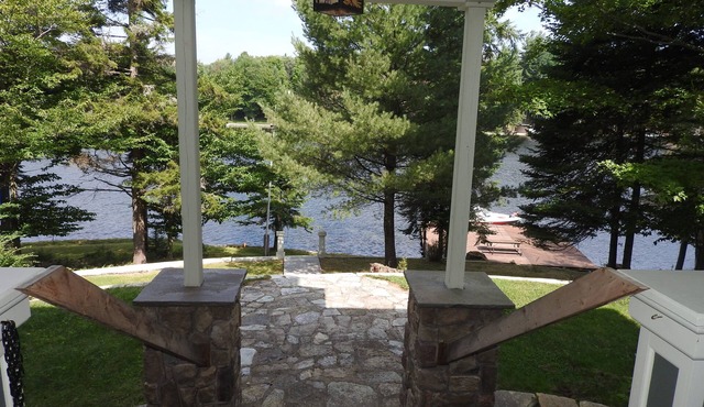 Large Old Forge Waterfront Victorian With Dock