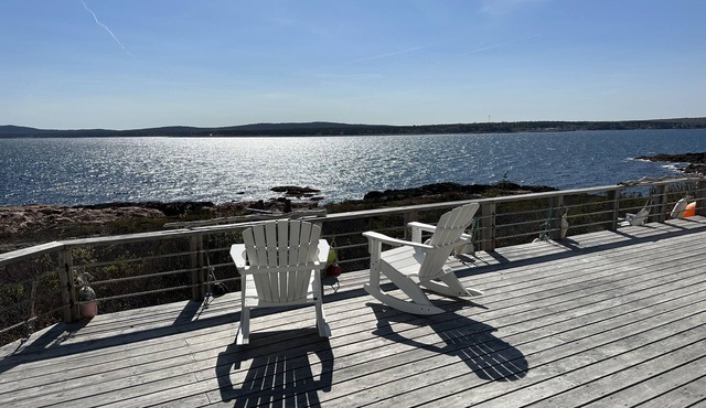 Large, secluded home with beautiful private stone beach to explore!