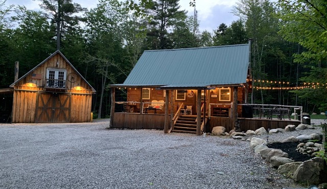 Log Cabin in the Woods