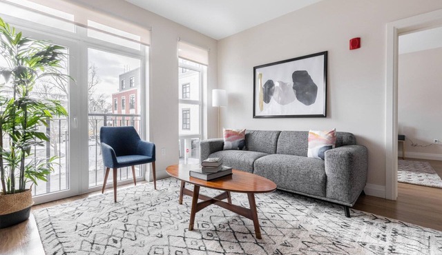 Luxe Newton 2BR w/W/D, nr Dining & Shopping, by Blueground