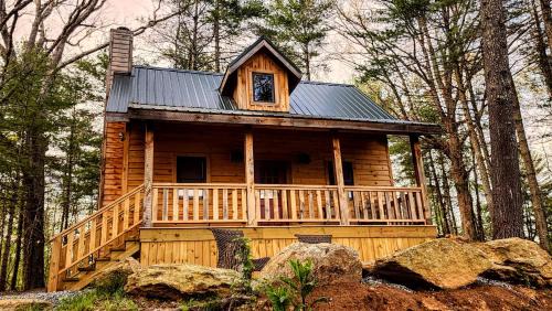 Luxury Mountain View Cabin Near Asheville NC in Marshall