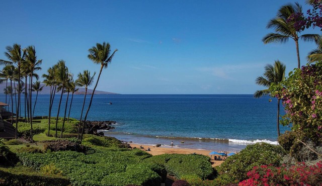 Makena Surf A204 | 3-Sided Ocean & Mountain Views, Beach Access & Turtle Reef