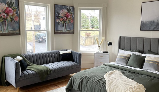 Modern and Spacious Lowell Home w/Private Parking
