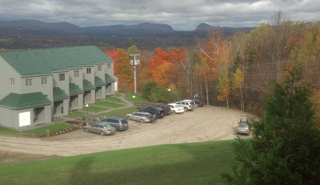 Mountain view, trailside condo at Burke Mountain Resort