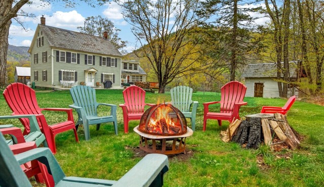 Near Berkshire East | River Farmhouse on 10 Acres