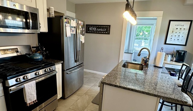 Newly renovated single-family home with firepit, patio, and pet-friendly yard!