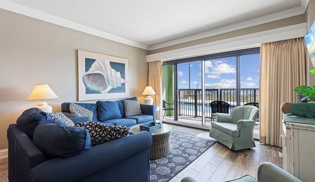 Oceanfront 3BR/2B Ground Floor condo at Springs Towers in Cherry Grove