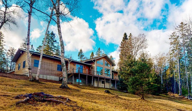 Oceanfront Cabin with Deck, Grill, Firepit, and Free High-Speed WiFi