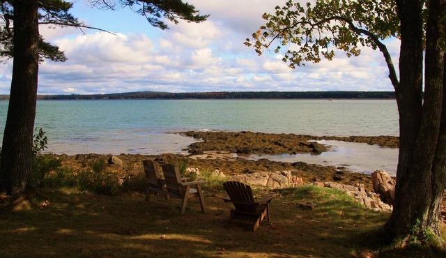 Oceanfront home on the Schoodic Peninsula