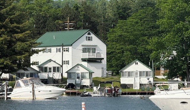 On the water, 35' DOCK SPACE! CENTER OF NAPLES! Access to Sebago and Long Lakes