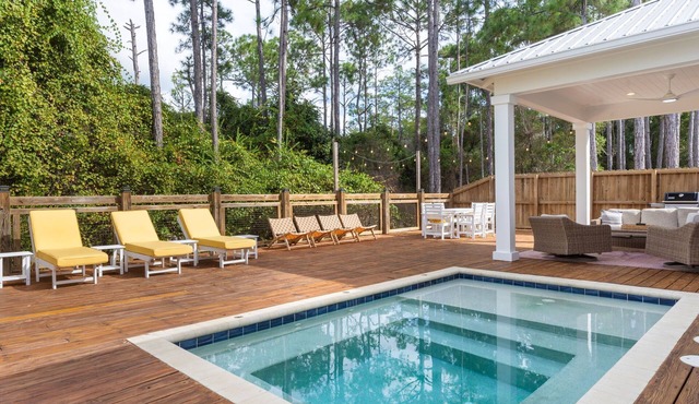 One for All Private Heated Pool, Golf Cart, Sleeps 16 Seagrove Beach