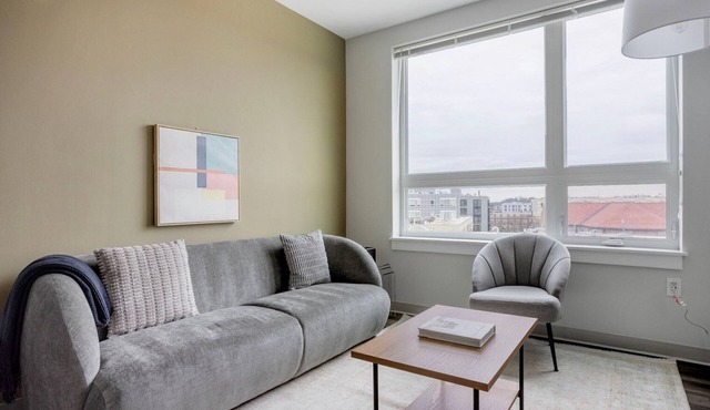 Open Brighton 2BR w/Gym & W/D, nr Transport Stops, by Blueground