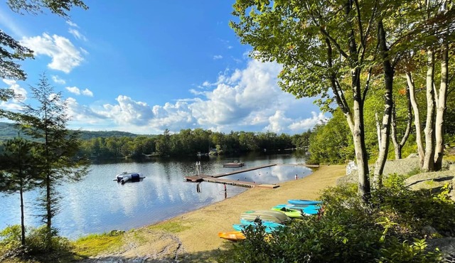 Outdoor Playground on Lake and Close to Skiing